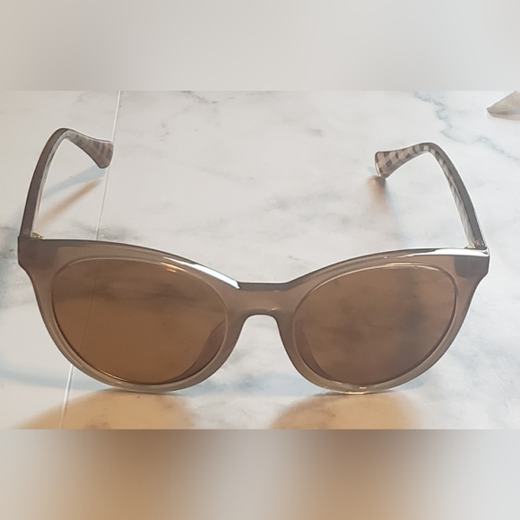 RALPH Ralph Lauren Sunglasses Caramel Transparent Plaid 5294U - Picture 4 of 9